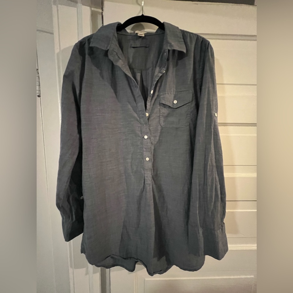JCrew Chambray Tunic, Medium